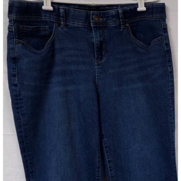 Lincoln Outfitters Women's 16 Comfort Flex Wide Leg Boot Denim Jean 36x32 - Picture 2 of 8